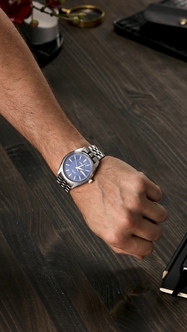 Orologio Lorenz Automatico Uomo Acciaio 030254MM TAKO BLU