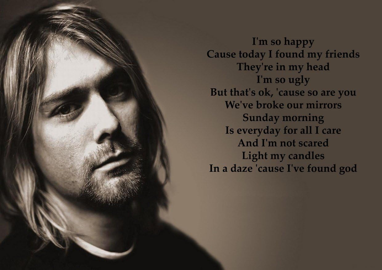 Nirvana - Lithium - Lyrics - Great Rock Metal Album Cover Design Music Band  Best Photo Picture Unique Print A4 Poster : Amazon.co.uk