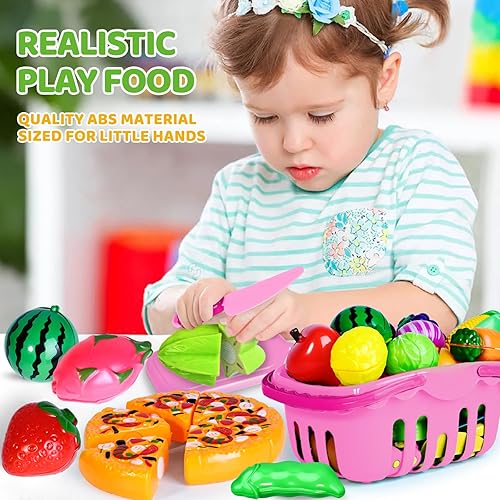 Miniatura 9 de 100 piezas de juguetes de cocina para niños, juguetes de cocina para niños, juguetes de cocina para jugar, accesorios de juguetes de cocina con 2