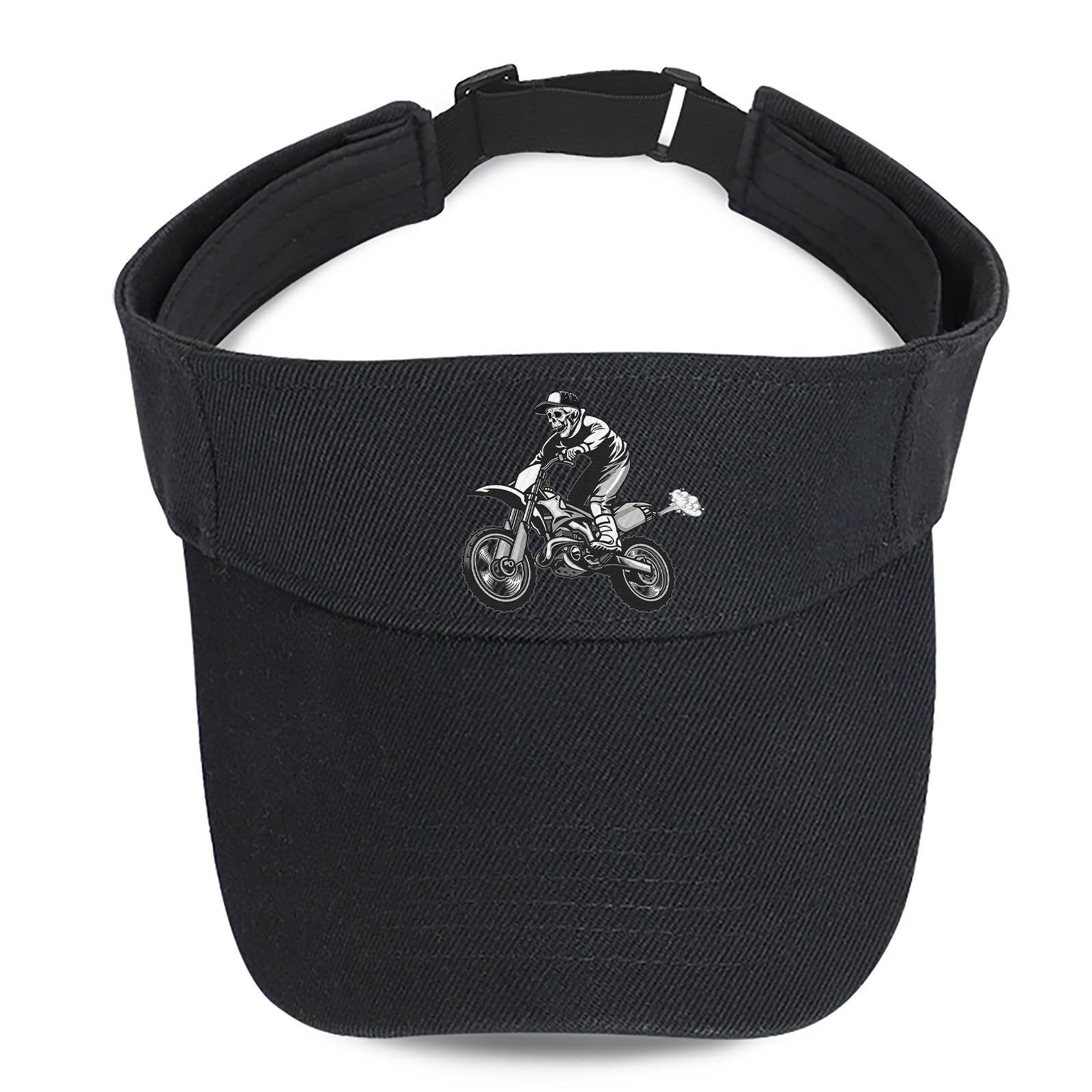 Visors Hat for Women Sun Hat for Men Empty Top Black Running Visors Comfortable UV Protection Sun Visor for Travel Cycling