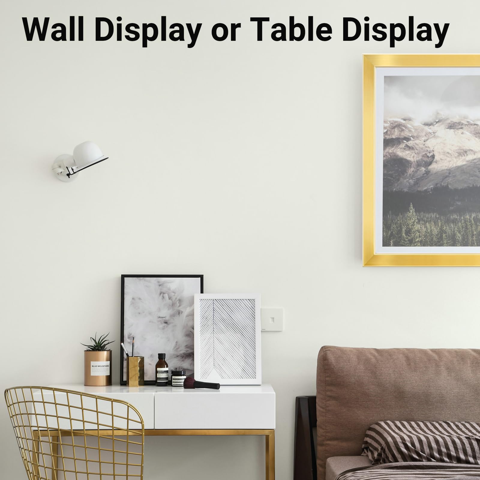 6x9 Picture Frames, Black Plastic Photo Frames With Plexiglass - Tabletop Or Wall Mount, Horizontal/Vertical Display