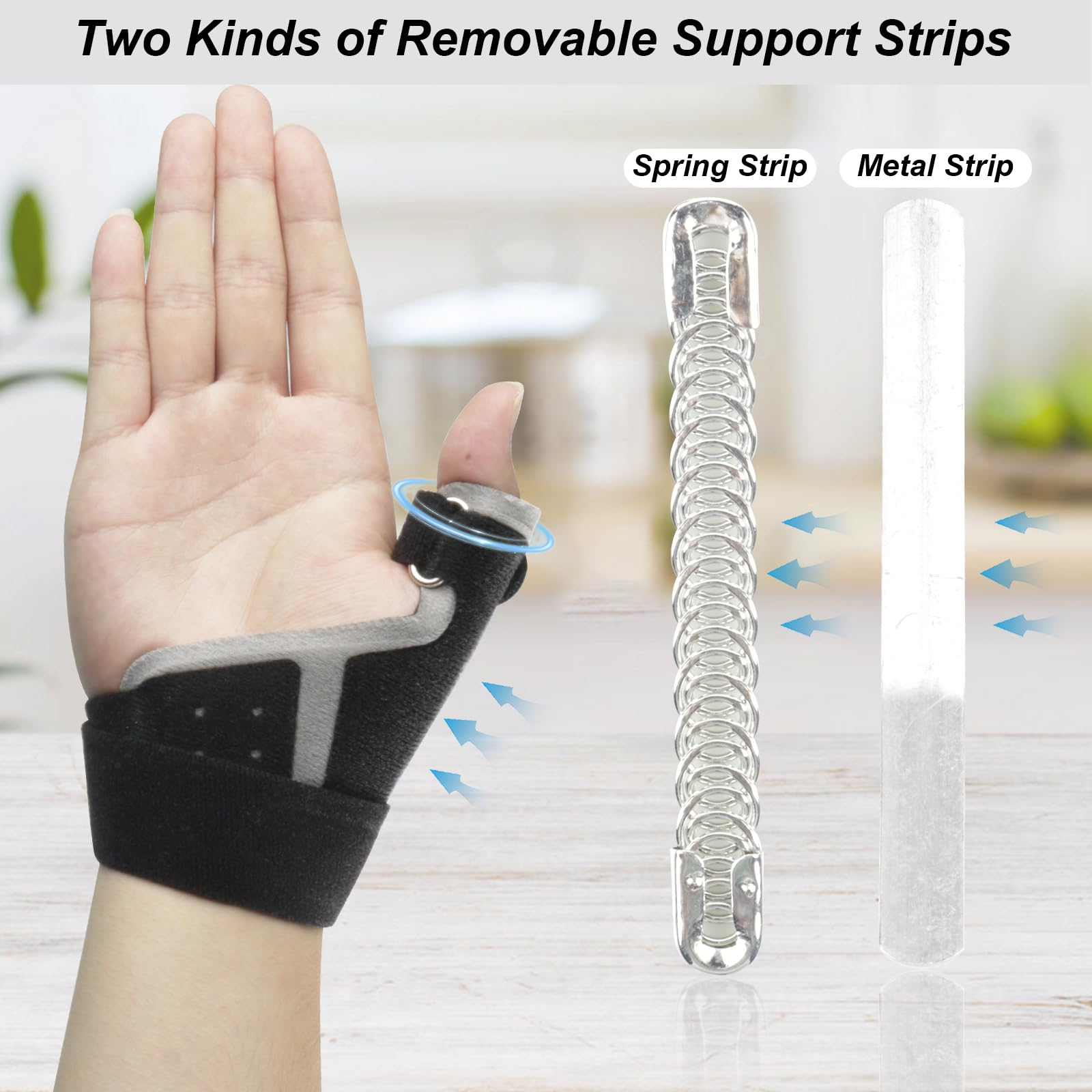 Snapklik.com : Thumb Brace For Men Women, Reversible Thumb Spica Splint ...