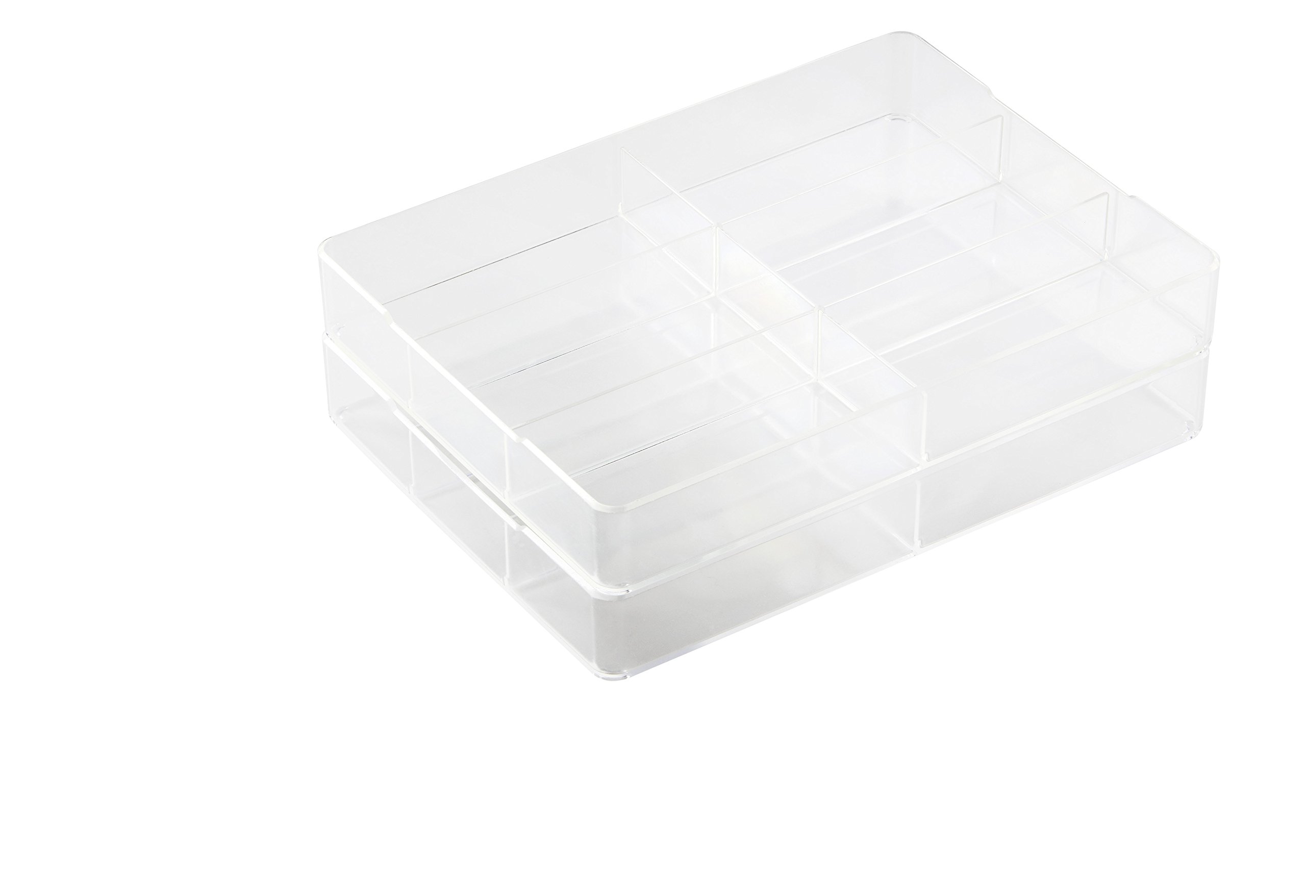 Durable 338419 Tacka z przegródkami Coffee Point Caddy, opak. 1 sztuka, przezroczysta.