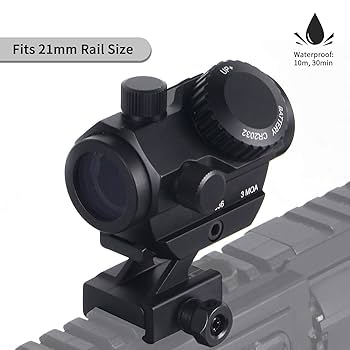 Amazon.co.jp: FOCUHUNTER 1X22赤/緑ドットサイト3MOAサイト