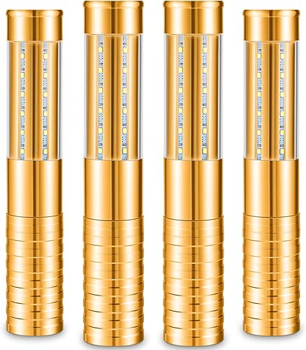 Civaner 4 luces LED estroboscópicas de servicio de botellas, luces LED estroboscópicas para niña, luces recargables de mano intermitentes para Luz