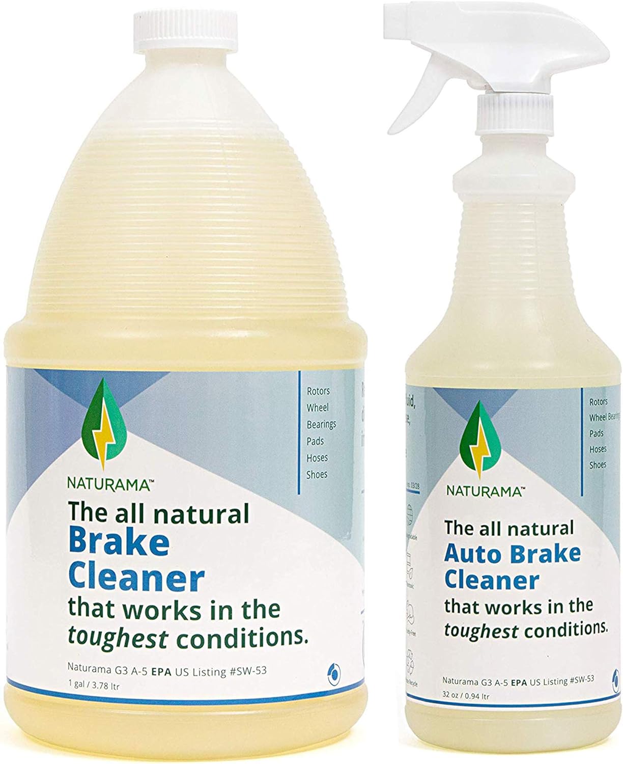 Naturama Brake Parts Cleaner, All Natural Auto Brake/Rotor