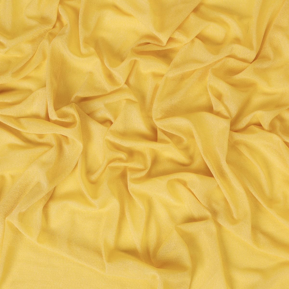 MDS Pack of 10 Yard Wedding Arch Draping Drapery Fabric Sheer Chiffon Fabric for Wedding Ceremony Reception Swag and Backdrop Decorations 60” Width DIY Sewing Multipurpose Fabric - Gold