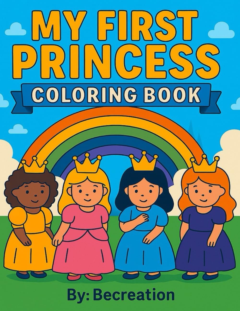 My First Princess Coloring Book