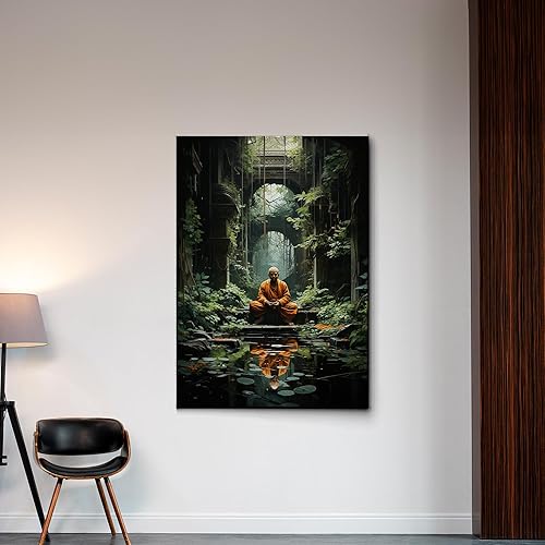 Miniatura 5 de Yoga Wall Decor, Yoga Wall Art, Buda Canvas Art, Buda Decor, Buda Canvas Print, Luxury Framed Wall Decor, Canvas Prints, Art Decor