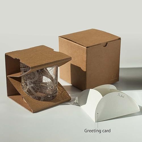 Miniatura 5 de Vaso de whisky con mapa de la ciudad de Nanjing, regalo único, 10.5 onzas