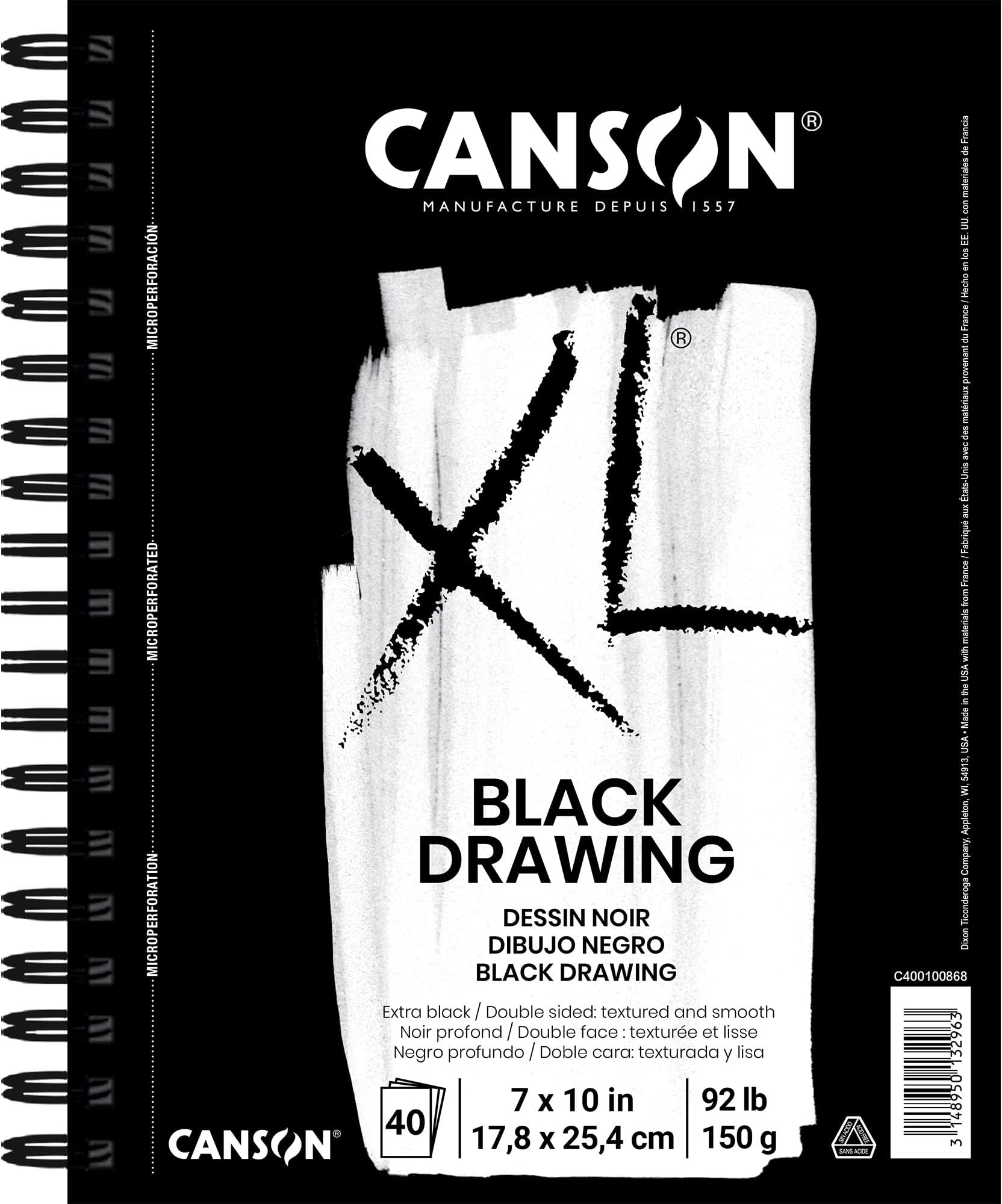 XL Series Black Drawing, 7" x 10"