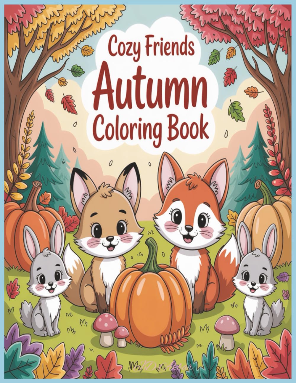 Cozy Friends Autumn Coloring Book: Warm and Playful Autumn Scenes to Inspire Creativity