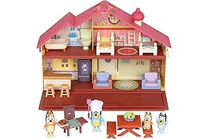 Bluey Mega Bundle Home, BBQ Playset, and 4 Figures
