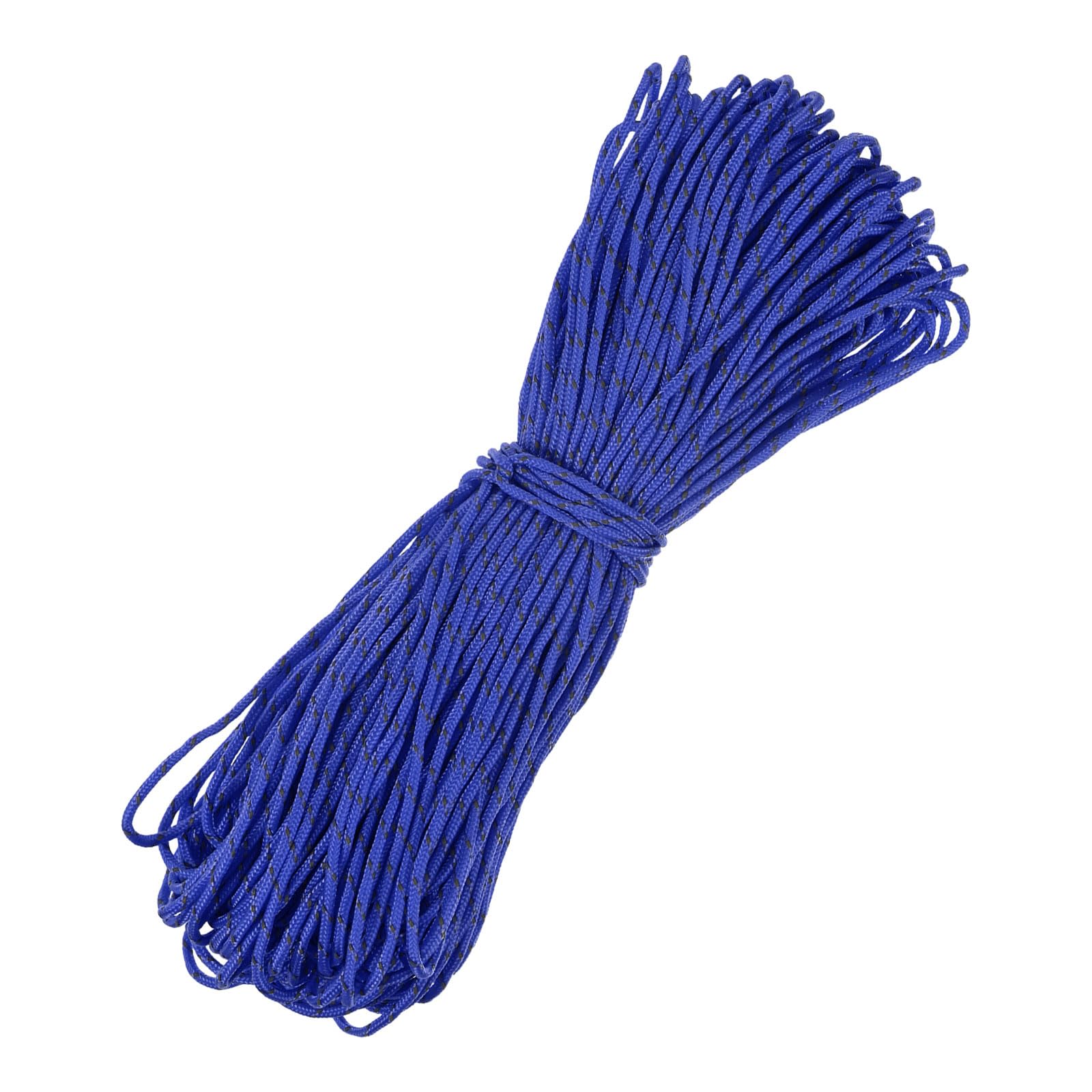 TIXIPEM 1PCS Reflective Paracord 2 mm 197ft Camping, Sapphire Blue