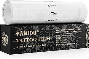 Invisible Matte Black Recovery Derm Tattoo Aftercare Bandage
