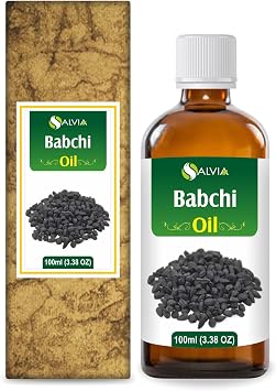 Salvia Babchi Oil Psoralea Corylifolia 100% Pure & Natural Undiluted Uncut Cold Pressed Carrier Oil | Use for Aromatherapy | Therapeutic Grade 100ml 3.38 Ounce