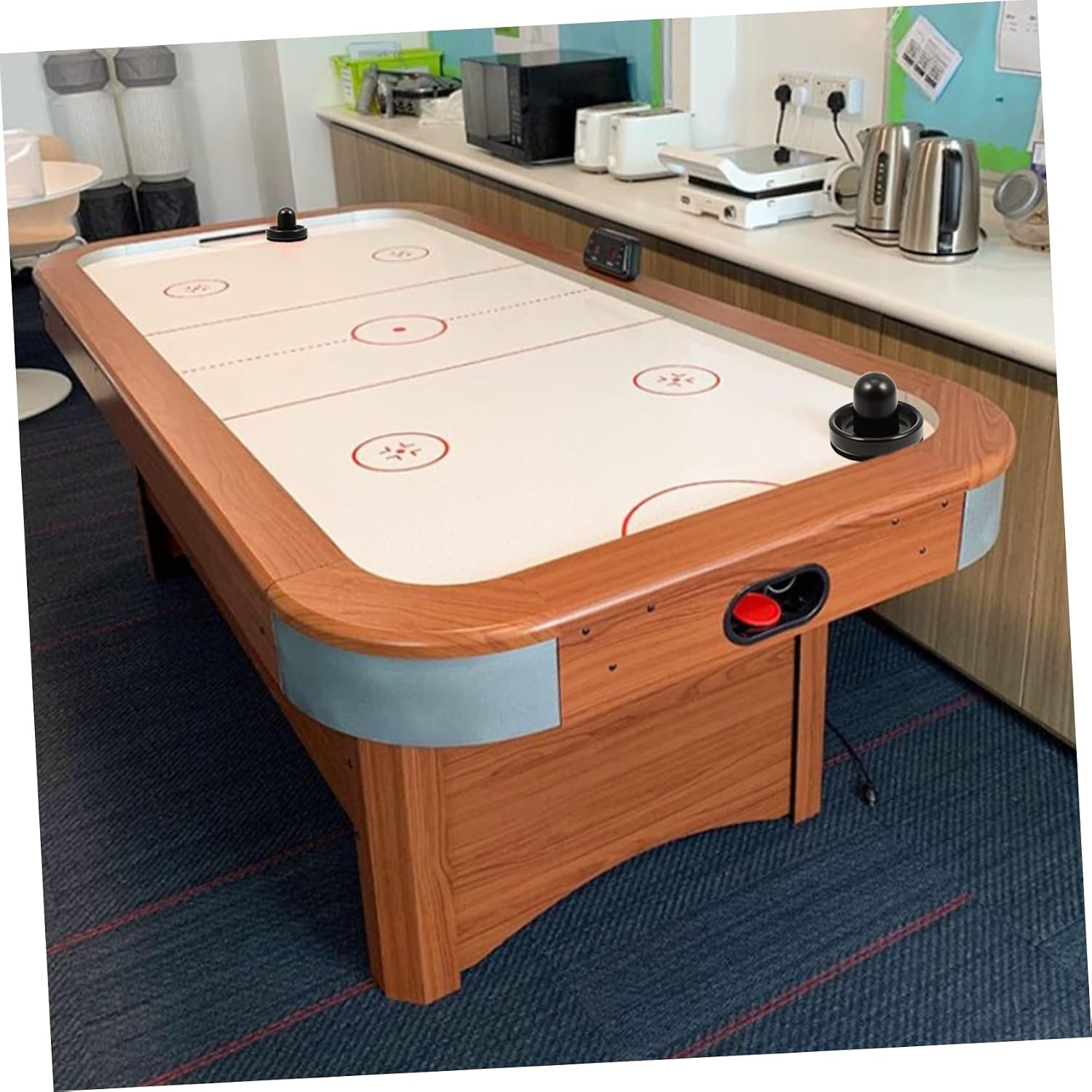 POPETPOP 2sets Air Hockey Replacement Accessories Includes Pusher for Air Hockey Tables Your Game