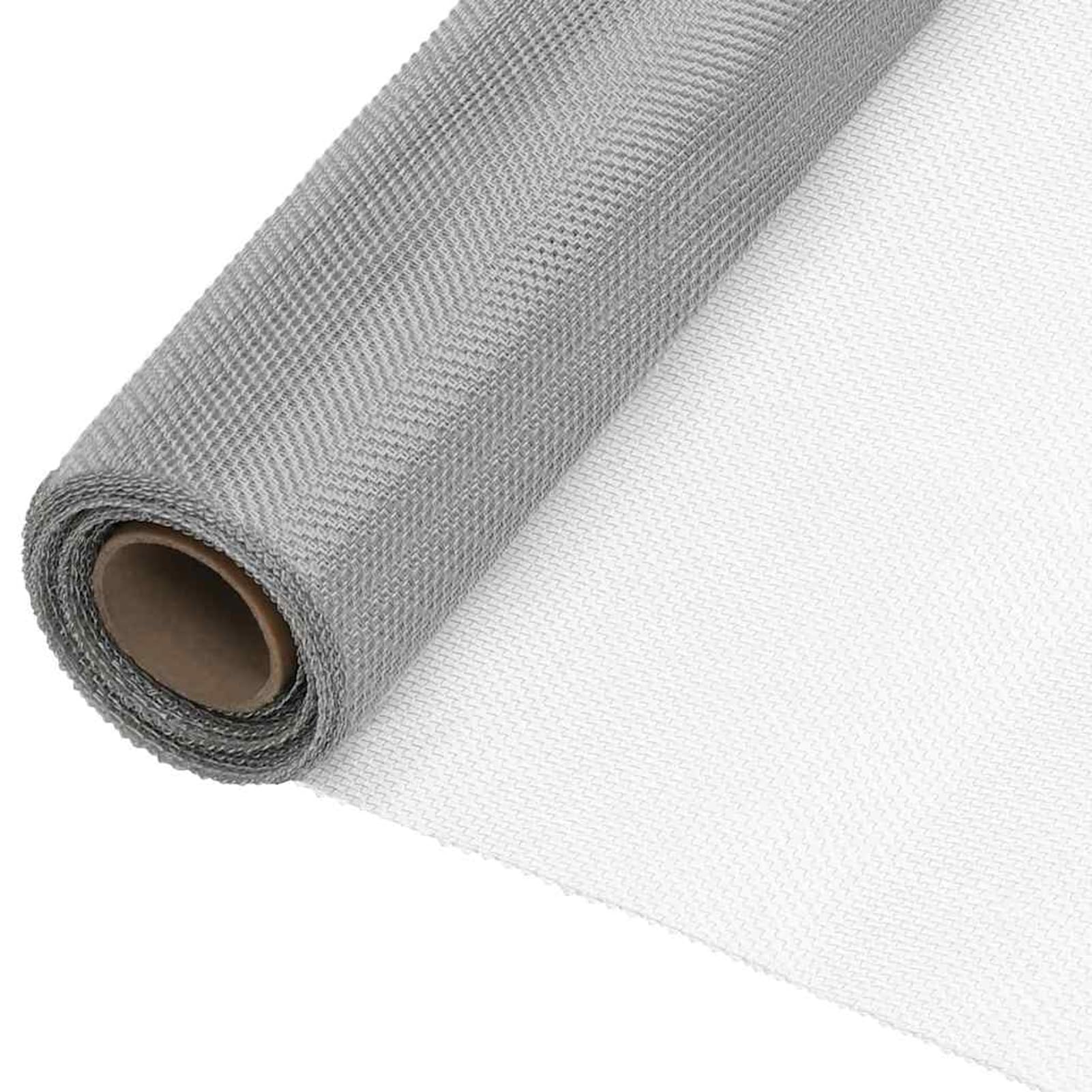 Homgoday Edelstahl-Insektenschutzgitter 112x2000cm, Silber, 0,24mm Drahtstärke, für Türen, Fenster, Vogelkäfige Model150898