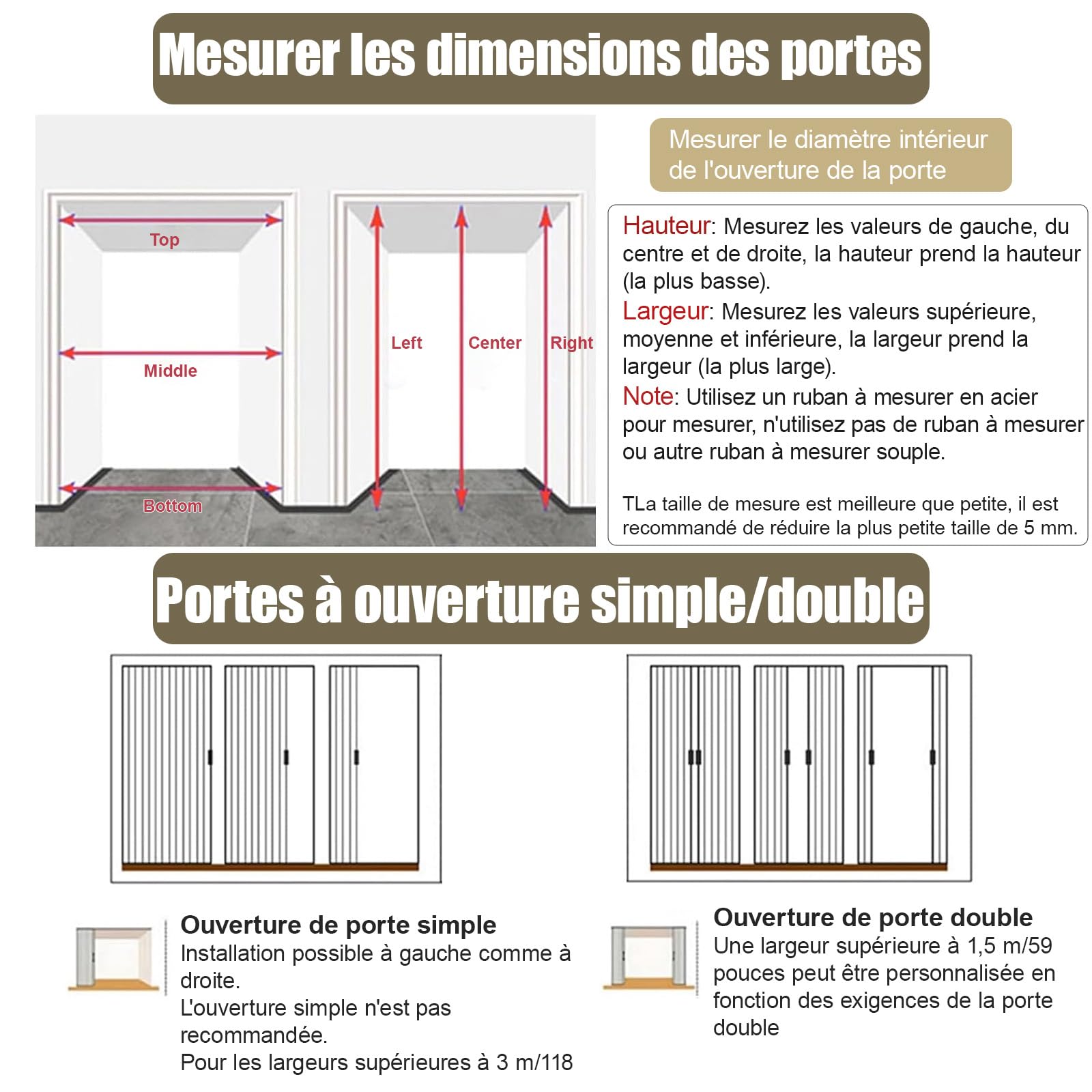 Porte coulissante interieur, Porte Pliante accordéon, Porte Accordéon Pliante Blanche Sur Mesure - Tissu Cellulaire et Cadre en Aluminium, Panneau Non Tissé, Facile à installer(W×H:70×200cm)