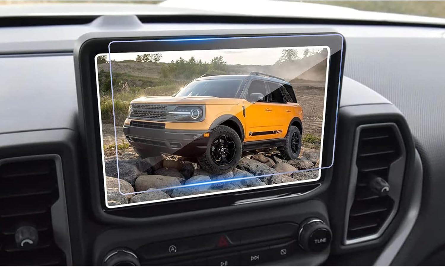 Generic GFJNFG Bronco Sport Screen Protector for 2024 2023 2022 2021 Ford Bronco Sport 8 Inch Sync 3 Navigation Tempered Glass 9H Hardness Anti-Explosion Super Protection Reduced Fingerprinting Generic GFJNFG Bronco Sport Screen Protector for 2024 2023 2022 2021 Ford Bronco Sport 8 Inch Sync 3 Navigation Tempered Glass 9H Hardness Anti-Explosion Super Protection Reduced Fingerprinting