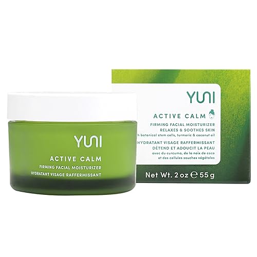 YUNI Beauty Hidratante facial y loción reafirmante de la piel (2 onzas) Crema reafirmante activa para rostro y cuello, hidratación intensa y
