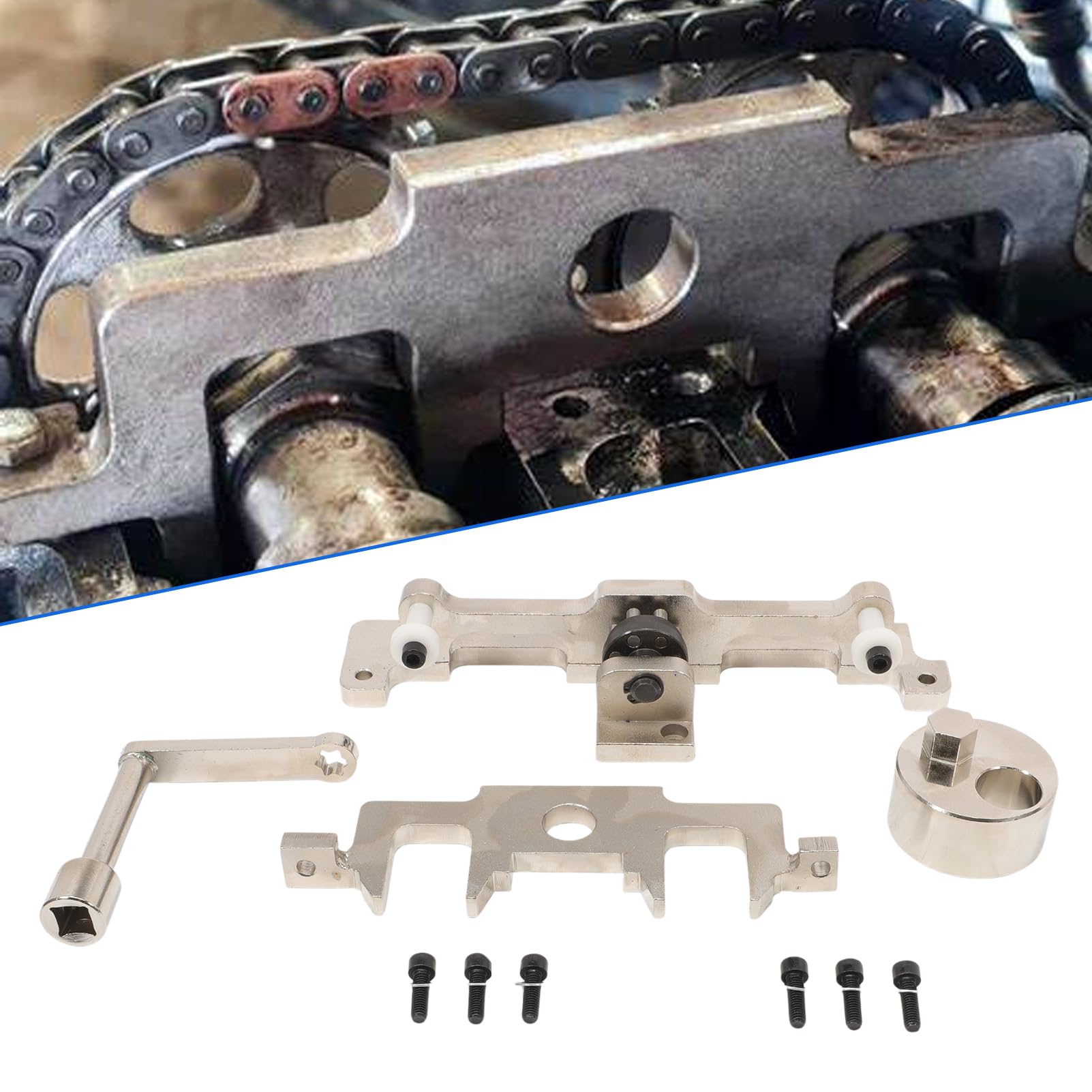 9378 651589004000 Kit d'outils de guidage de chaîne de distribution pour Mercedes Benz Moteur 651589004000 (10 pièces)