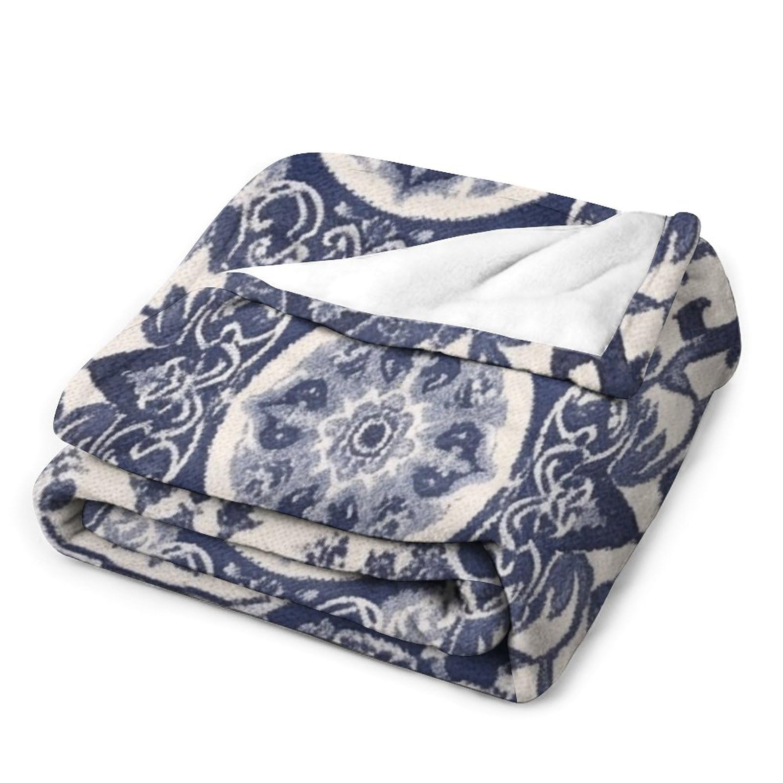 0622-2 NAP BLANKET / DAMASK ナップブランケット/ダマ NAP BLANKET / DAMASK(110×150cm walnut/creme): BLANKET
