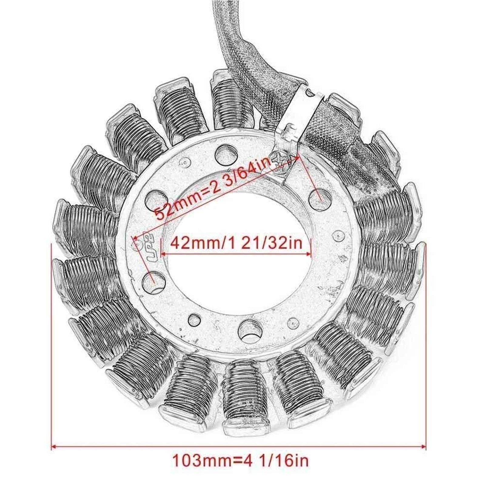 Bobina del estator Compatible con Yamaha SRV250 1992-1997
