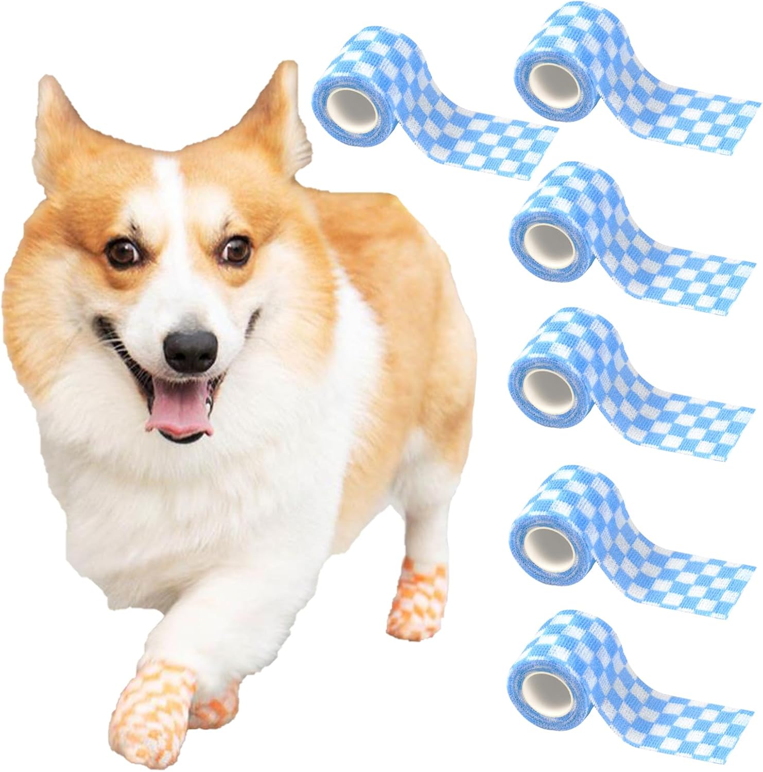 6pcs Disposable Pet Paws Protector, NoClean Dogs and Cats