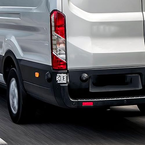 Miniatura 5 de Nurniacl Tapa del extremo lateral del parachoques trasero de plástico negro reemplazo para 2015-2019 Transit T150 T250 T350