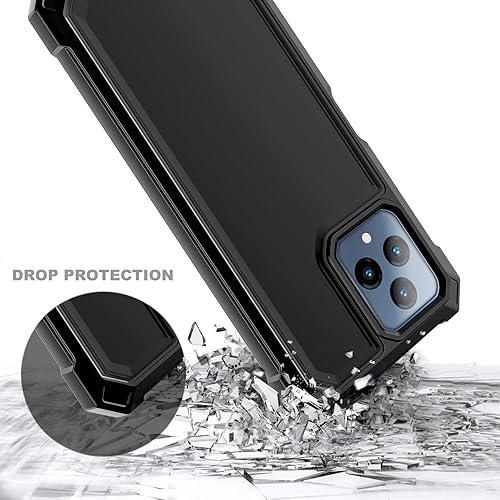 Miniatura 6 de NZND Funda para T-Mobile REVVL 6 5G  REVVL 6X 5G con protector de pantalla incorporado, cubierta protectora resistente a los golpes de cuerpo