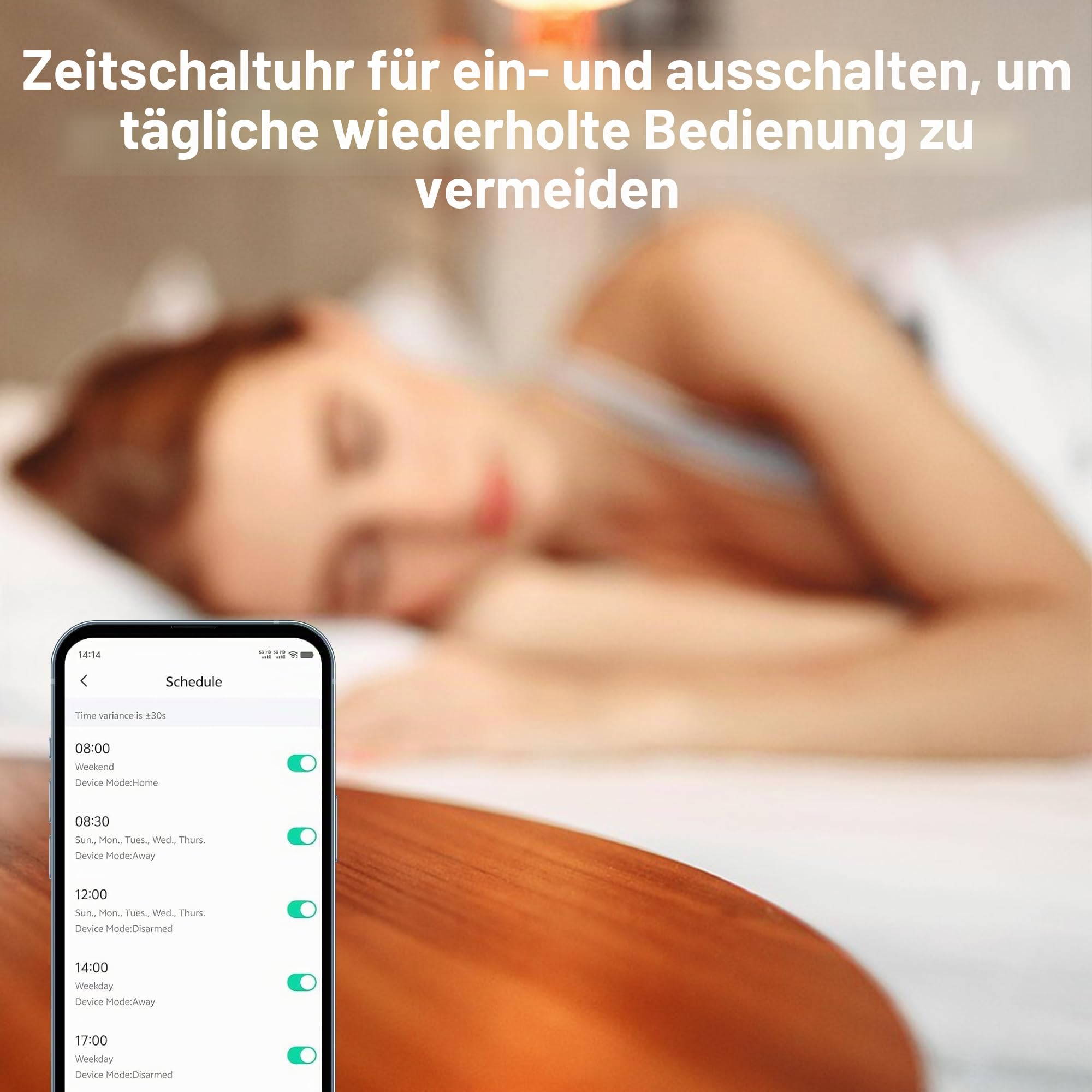 Alarmanlage Haus mit Kamera, WiFi+GSM Alarmanlage mit Telefon-APP-Alarm, Tür-/Fenstersensor, Fernbedienung für Haus, Wohnung (13 Stück)