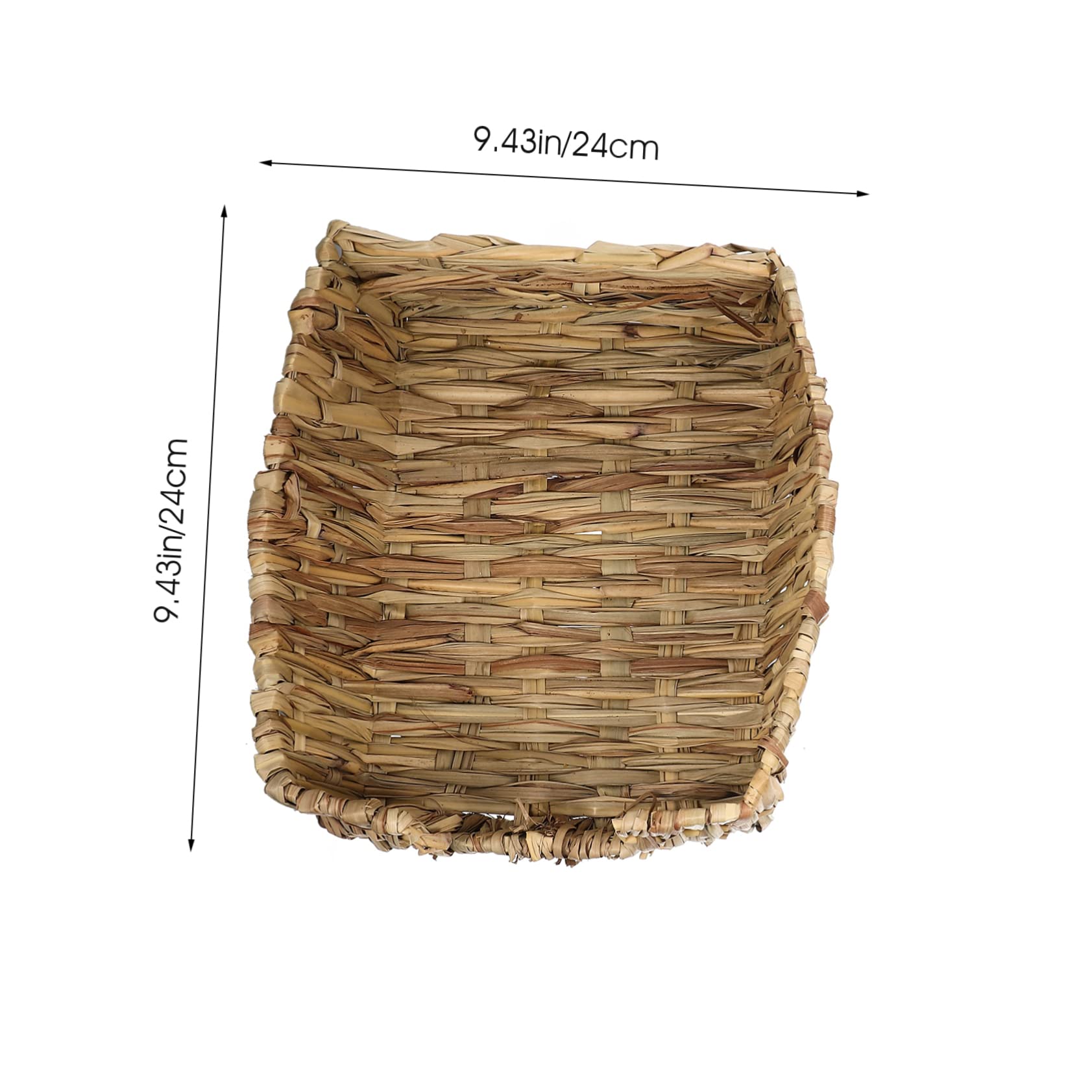 WOONEKY 1juego Juguetes para Conejos y Roedores Cama De Natural y Zanahorias para Hámsters y Chinchillas