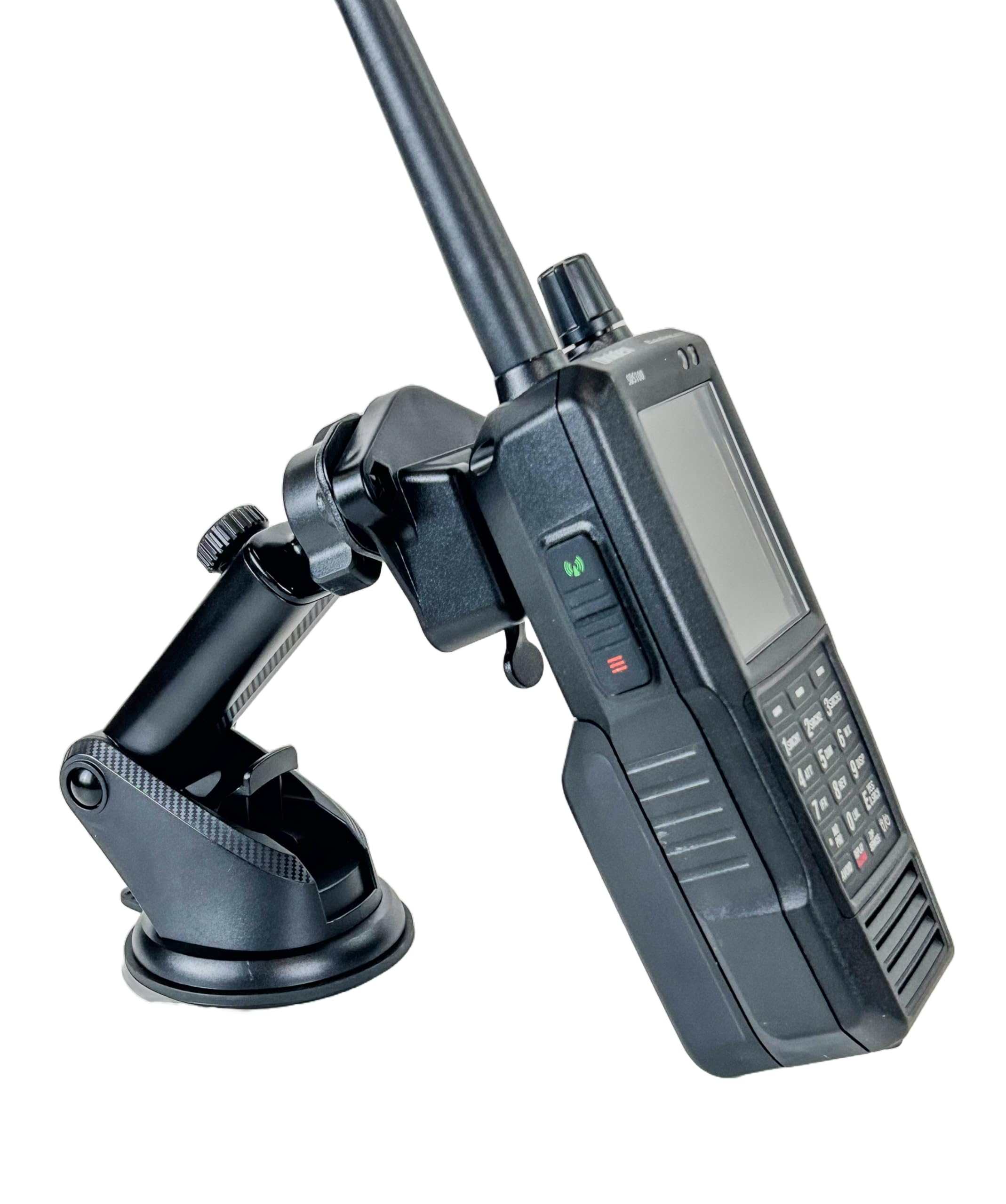 Suction Cup Mount with Telescoping Arm for Uniden SDS100 and BCD436HP Scanners