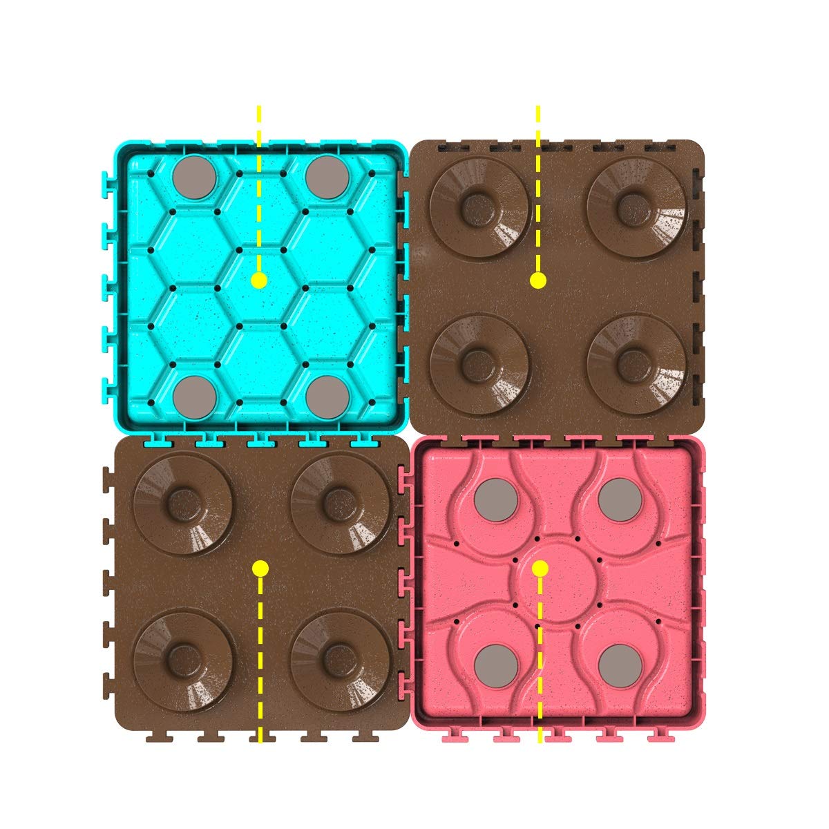 emily pets 4-in-1 Combined Dog Slow Feeder Lick Mat with Suctions Dog Bathing Grooming Distraction Slow Feed Tray Dog Snuffle Mat (Choclate) (B08PKYTTRJ) Amazon Price History, Amazon Price Tracker