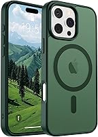 Vista 455 de SUPFINE - Funda magnética para iPhone 13 Pro Max (compatible con MagSafe), (protección contra caídas de grado militar de 10 pies), delgada, Negro