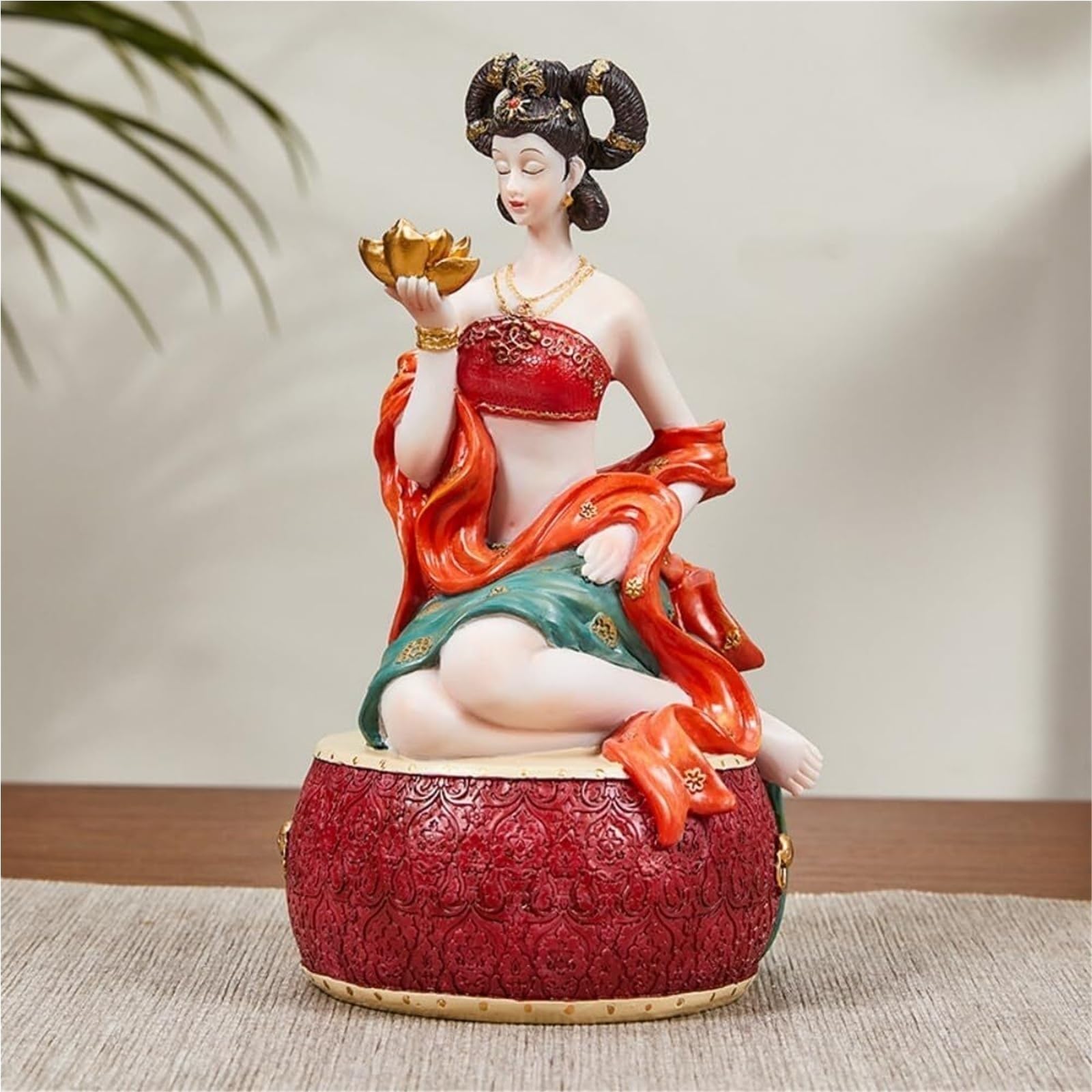 Figurine joueur de pipa en résine : sublimez votre décoration intérieure avec élégance
