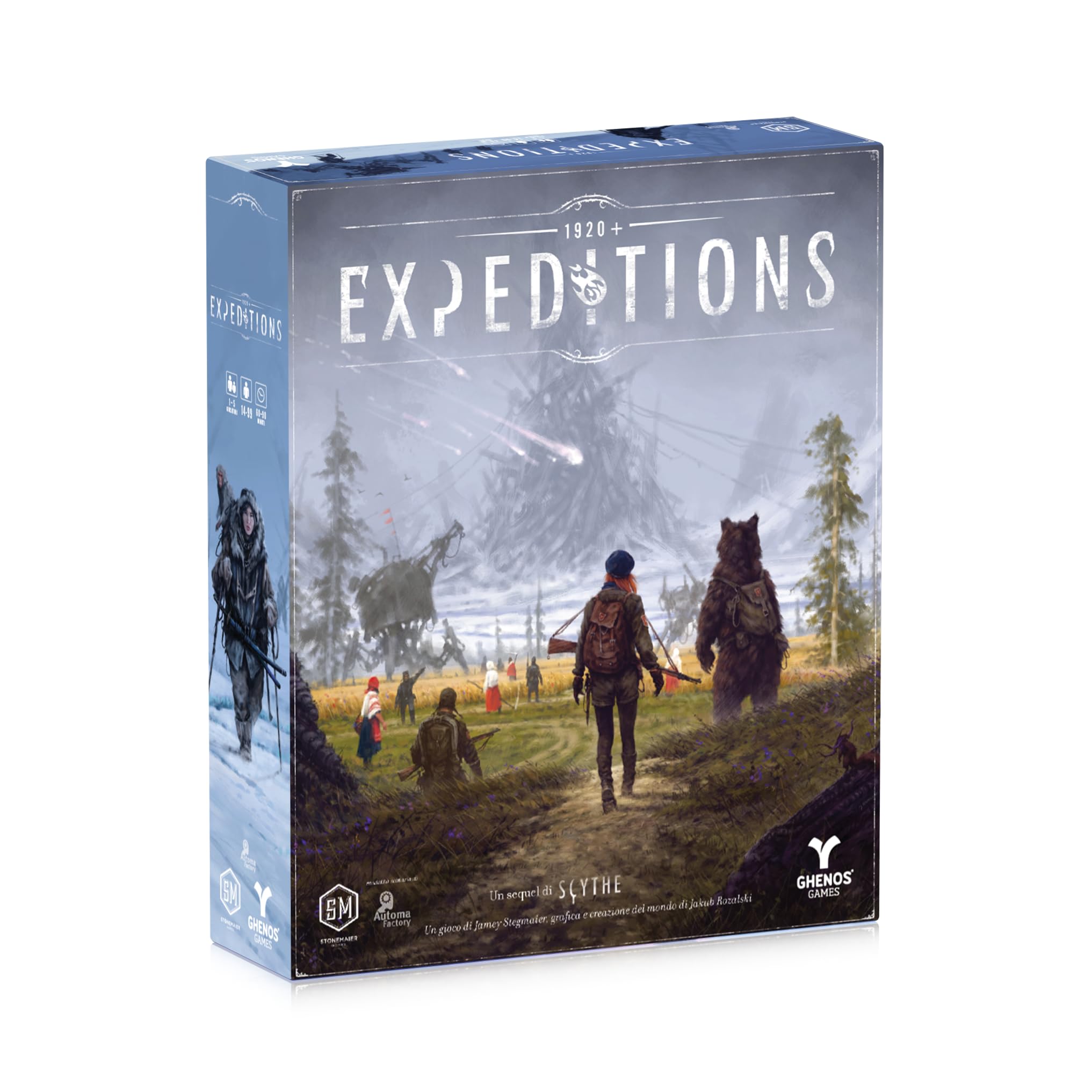 Expeditions: Un sequel di Scythe - Ghenos Games - Gioco di Strategia - Edizione Italiana