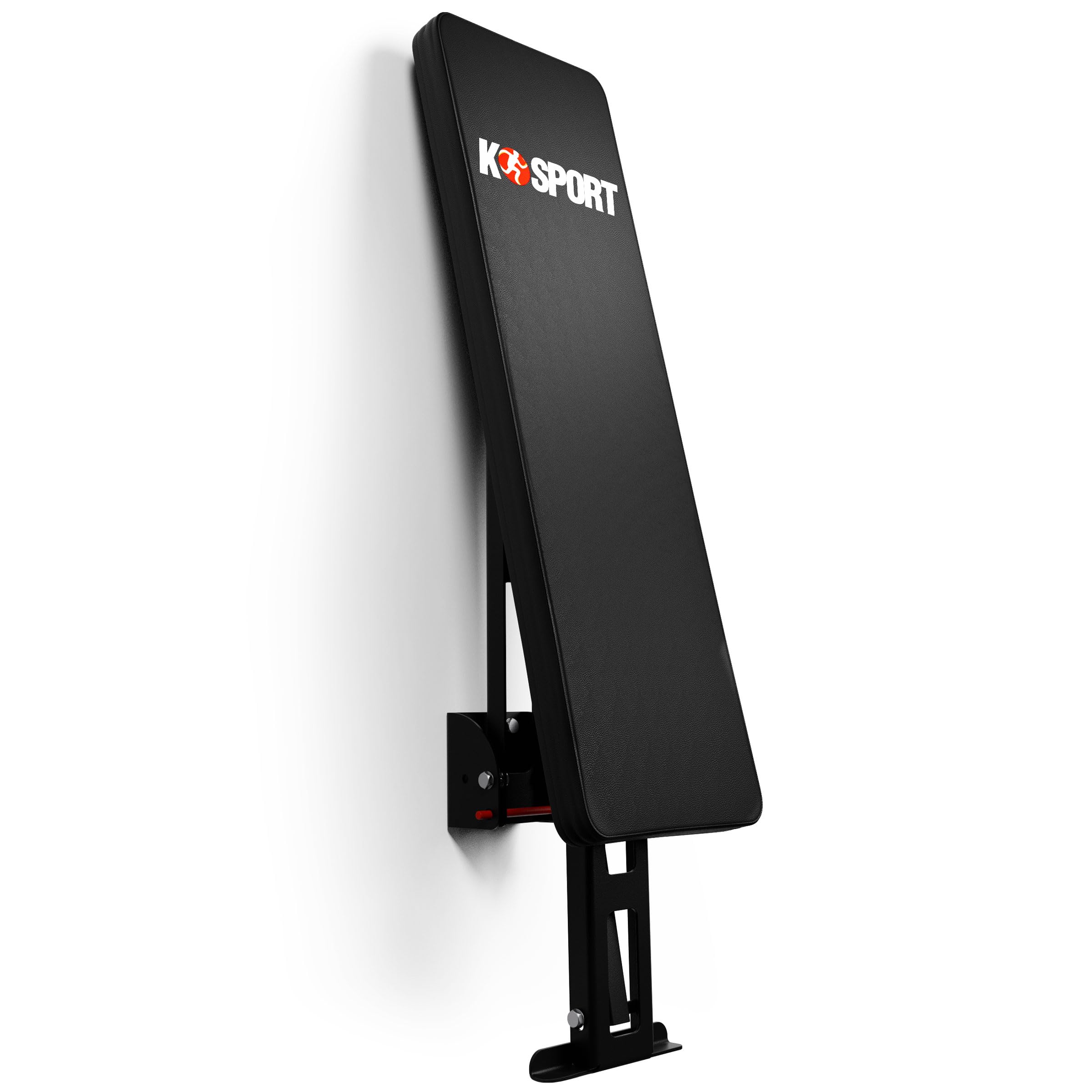 K-Sport: * Black Line * Wall Rack con panca pieghevole | Wall Rack pieghevole fino a 350 kg | Premium bilanciere con panca pieghevole fino a 275 kg | Set completo per Homegym