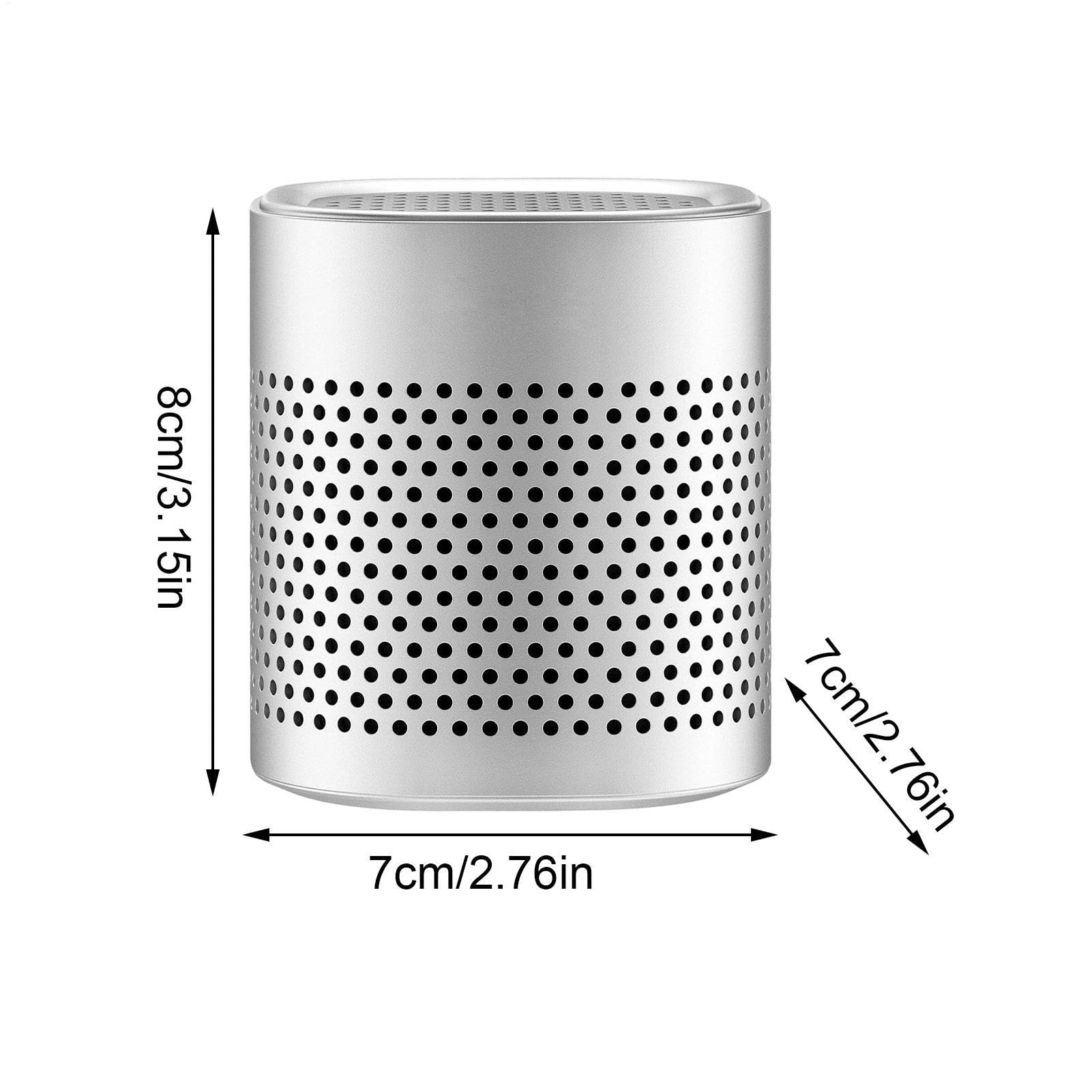 Neutralizzatore di odori per frigorifero, in acciaio inox, senza