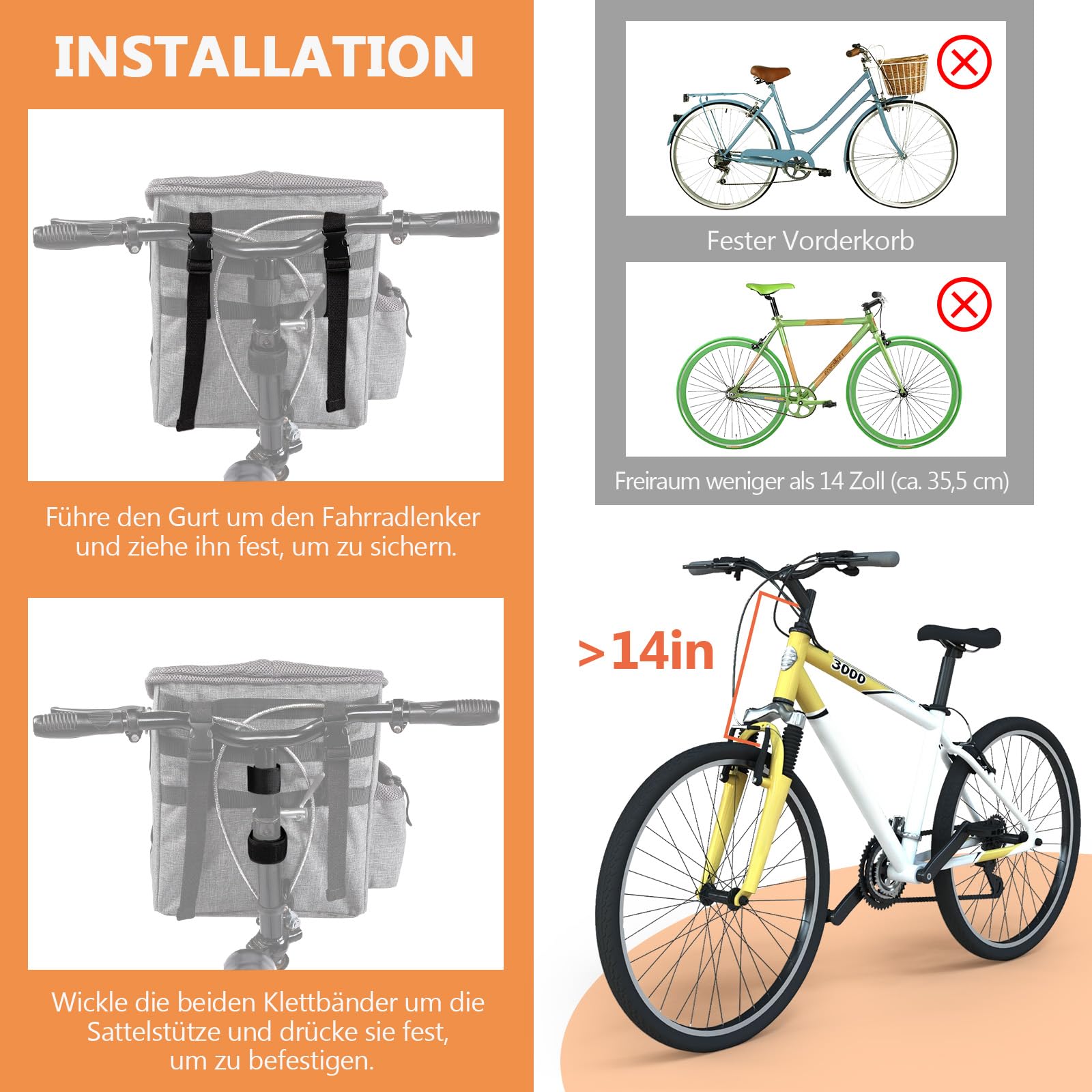Ownpets Panier de vélo pour chien - Sac de transport pour animal de compagnie - L