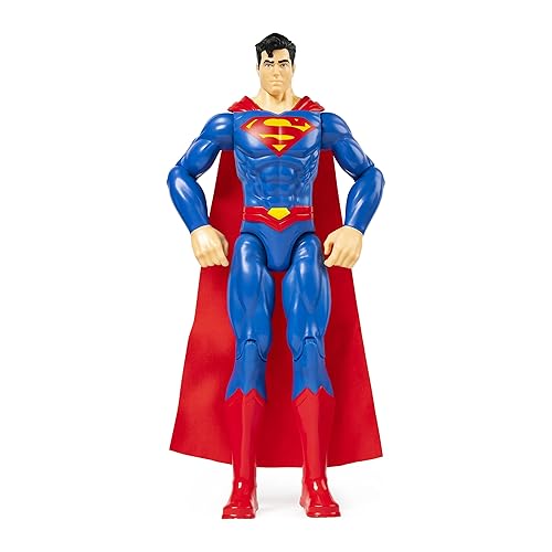 DC Comics, Figura de Acción de Superman de 12 Pulgadas, Juguetes Coleccionables para Niños y Niñas