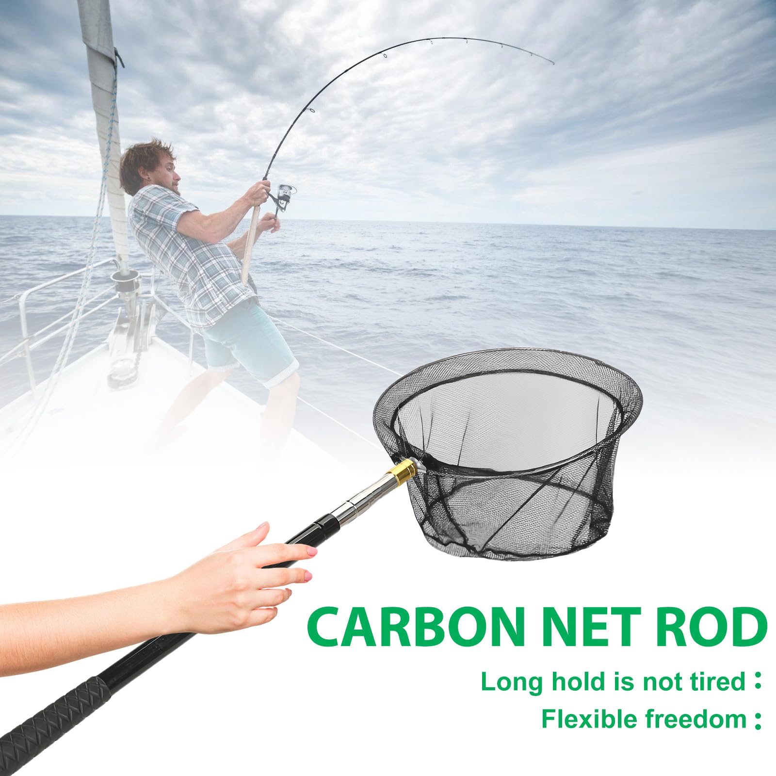 Retino Telescopico Per Farfalle E Pesci - 2 Pezzi | Allungabile Da 66cm A 172cm | Ideale Per Cattura E Rilascio - Foto 4