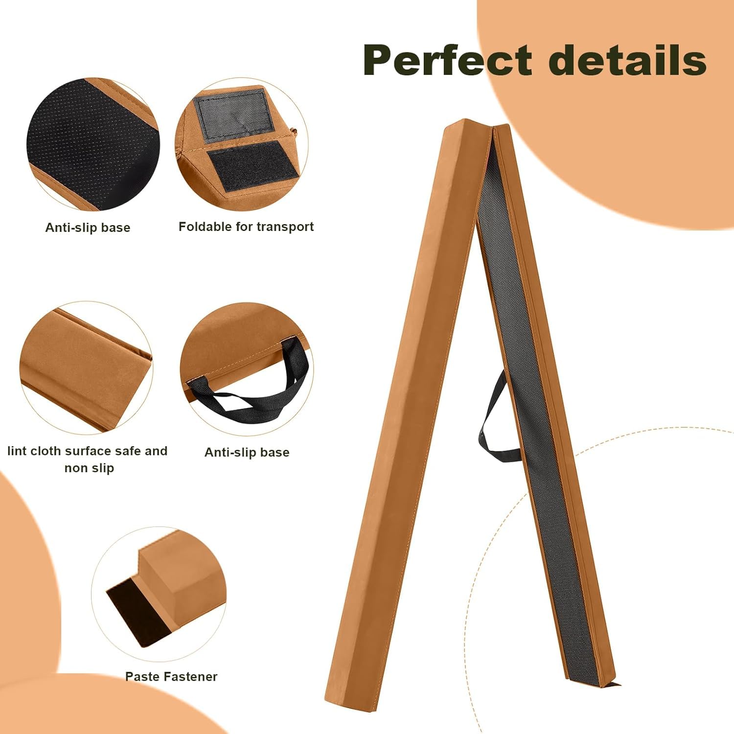 FBSPORT Poutre Gymnastique Enfant 240/270/300 cm Poutre Gym Poutre d'équilibre au Sol, Poutre de Gymnastique Pliable pour entraînement, Pratique, Sport et entraînement Professionnel à la Maison