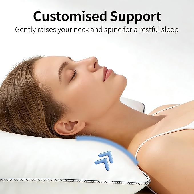 Set 2 Almohadas Pluma Tamaño Queen miniatura 6