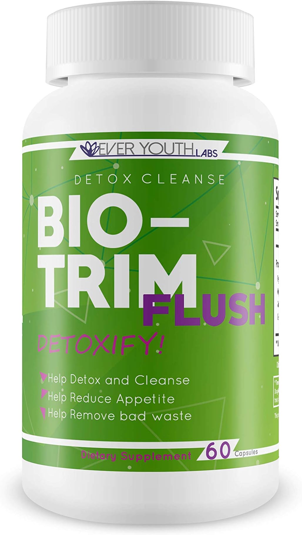 Bio Trim Flush - Detox Cleanse - Cleanse Your Body of toxins to Test Clean and Pure - Toxins Naturally Build up in The Blood - Cleanse The Body to Help toxins excrete from The Body - Feel Great