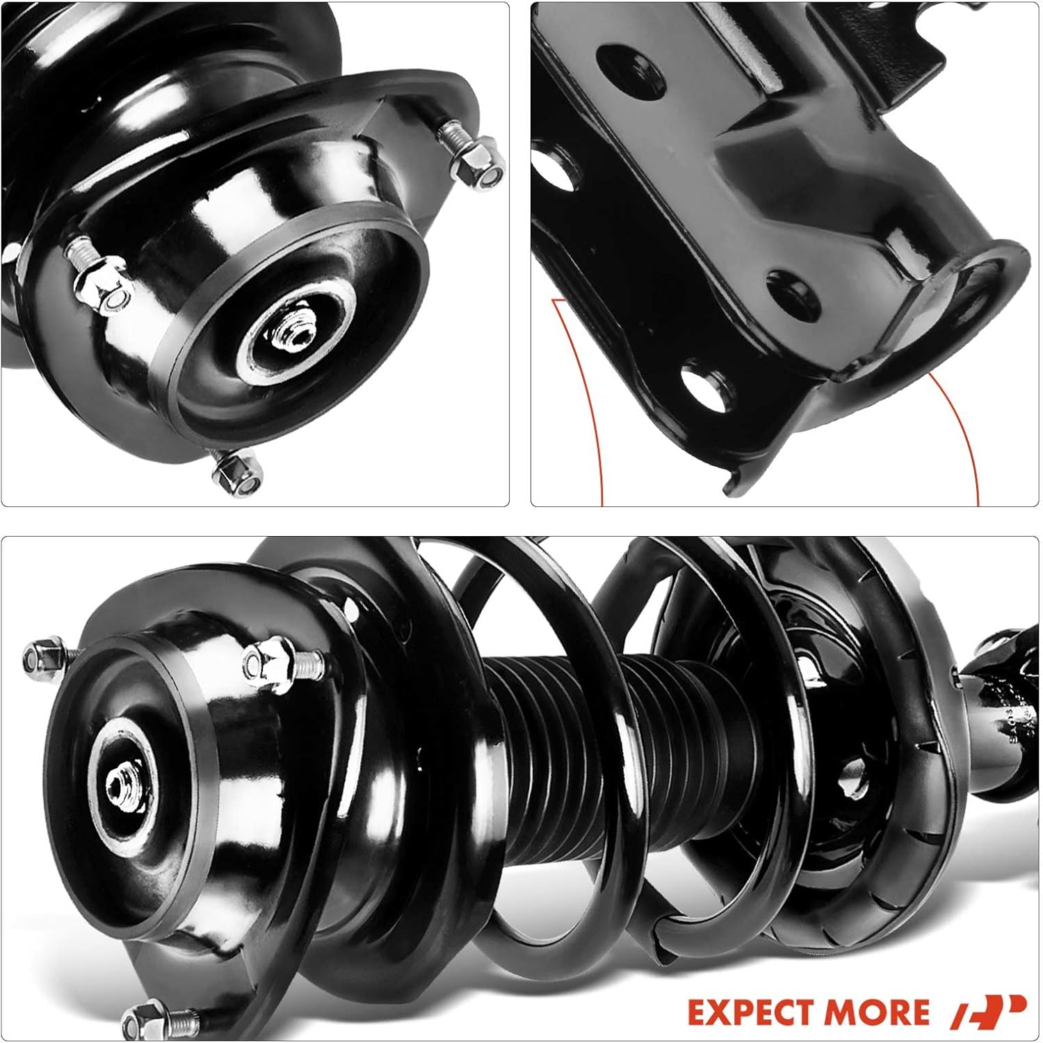 A-Premium Front Struts Compatible with Subaru Forester [2.5L] 2014 2015 2016-2x Replacement Suspension Complete Strut Assembly Shock with Coil Spring
