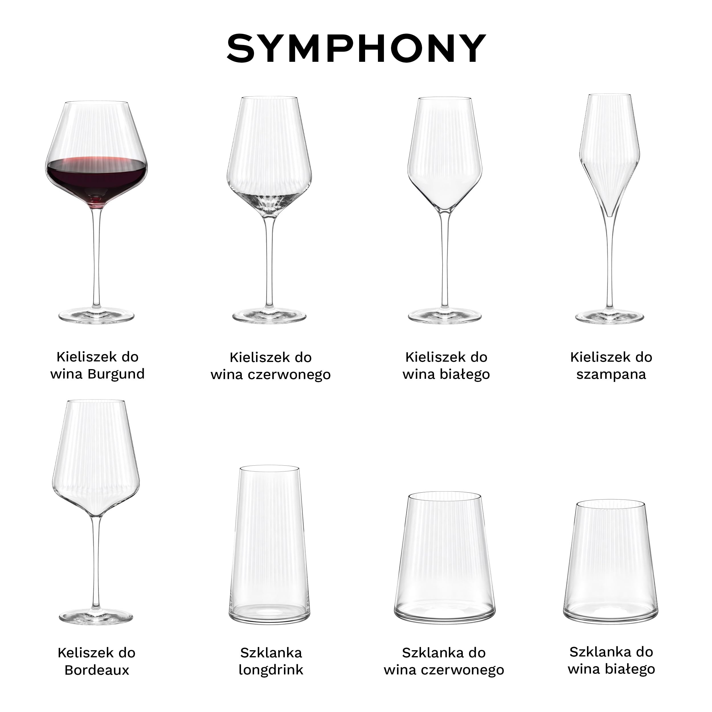 Stölzle Lausitz Symphony Kieliszki do Wina Burgund Zestaw 6 × 710 ml – Eleganckie Kieliszki z Kryształu Bez Ołowiu dla Maksymalnego Aromatu – Można Myć w Zmywarce & Odporne na Uszkodzenia