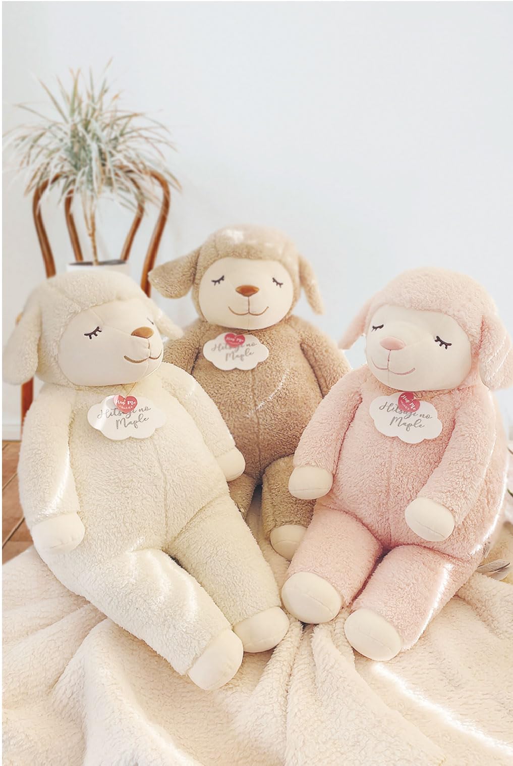 Amazon｜りぶはあと 抱き枕 ひつじのメイプル メイ アイボリー Mサイズ  