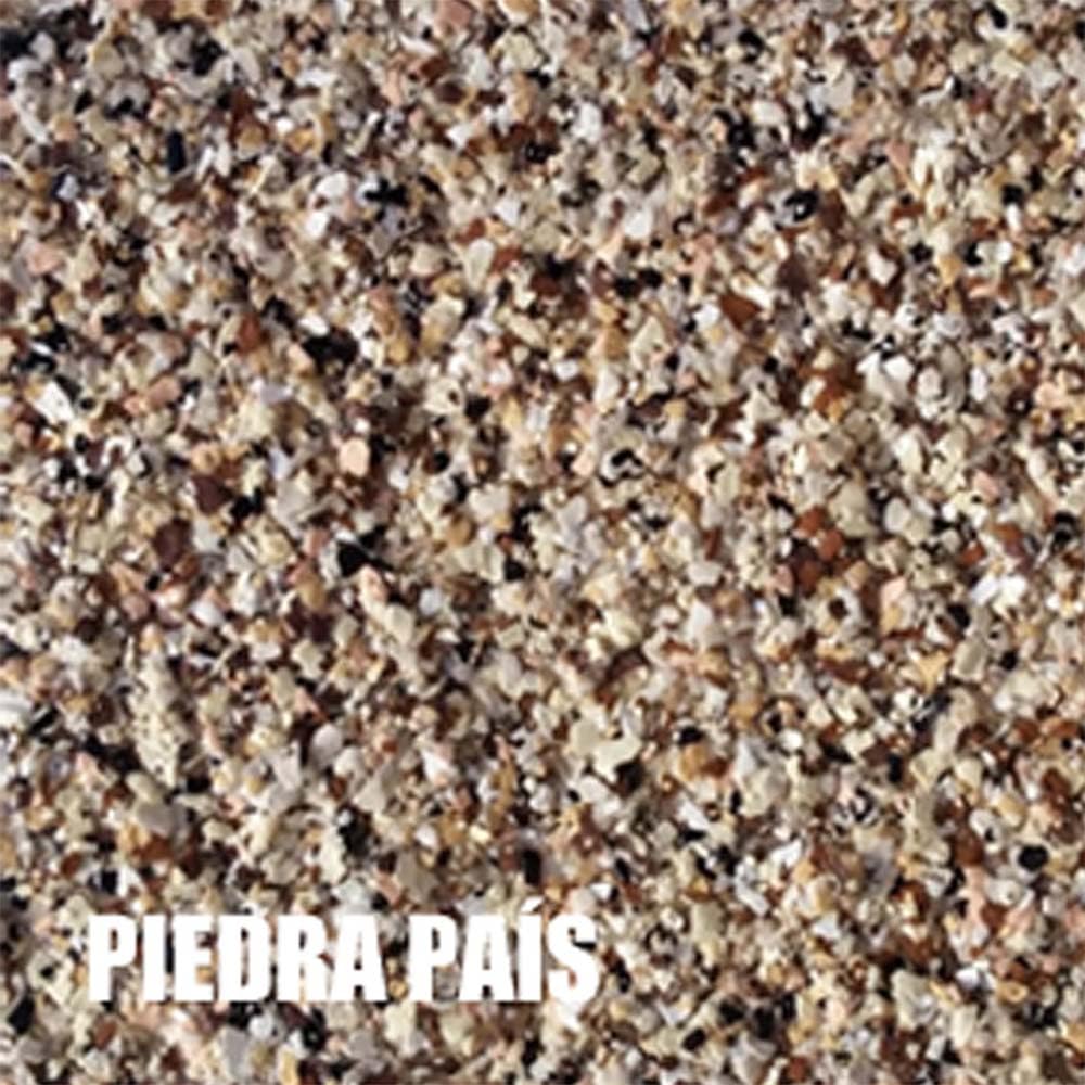 Sopgal Polipiedra Revestimiento Efecto Piedra 20+5kg Piedra País | Acabado decorativo Impermeabilizante Reproduce el aspecto de la piedra natural. Terminación resistente a la intemperie.